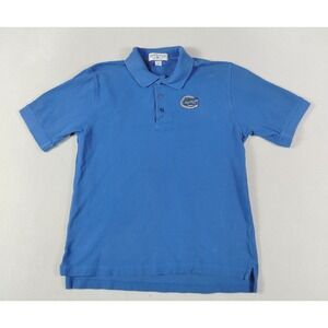 Florida Gators Shirt Boys Small Blue NCAA College Football Polo Boca Classics